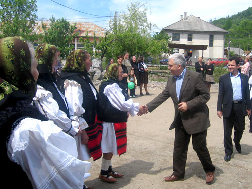 Foto Adrian Severin - Botiza, campanie electorala